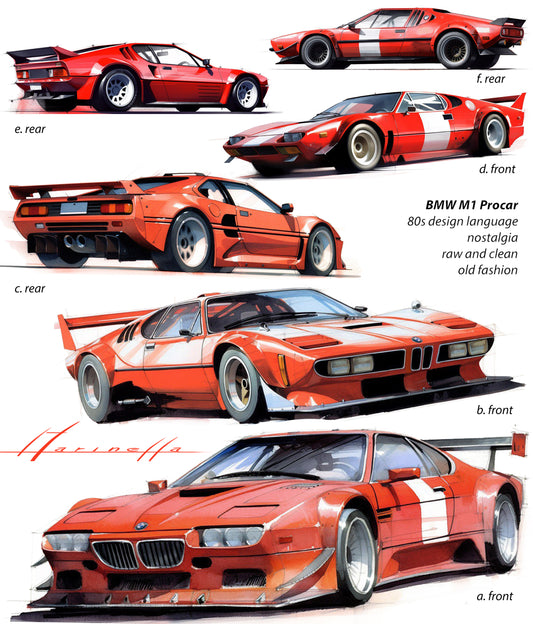 BMW M1 Procar rubin 01