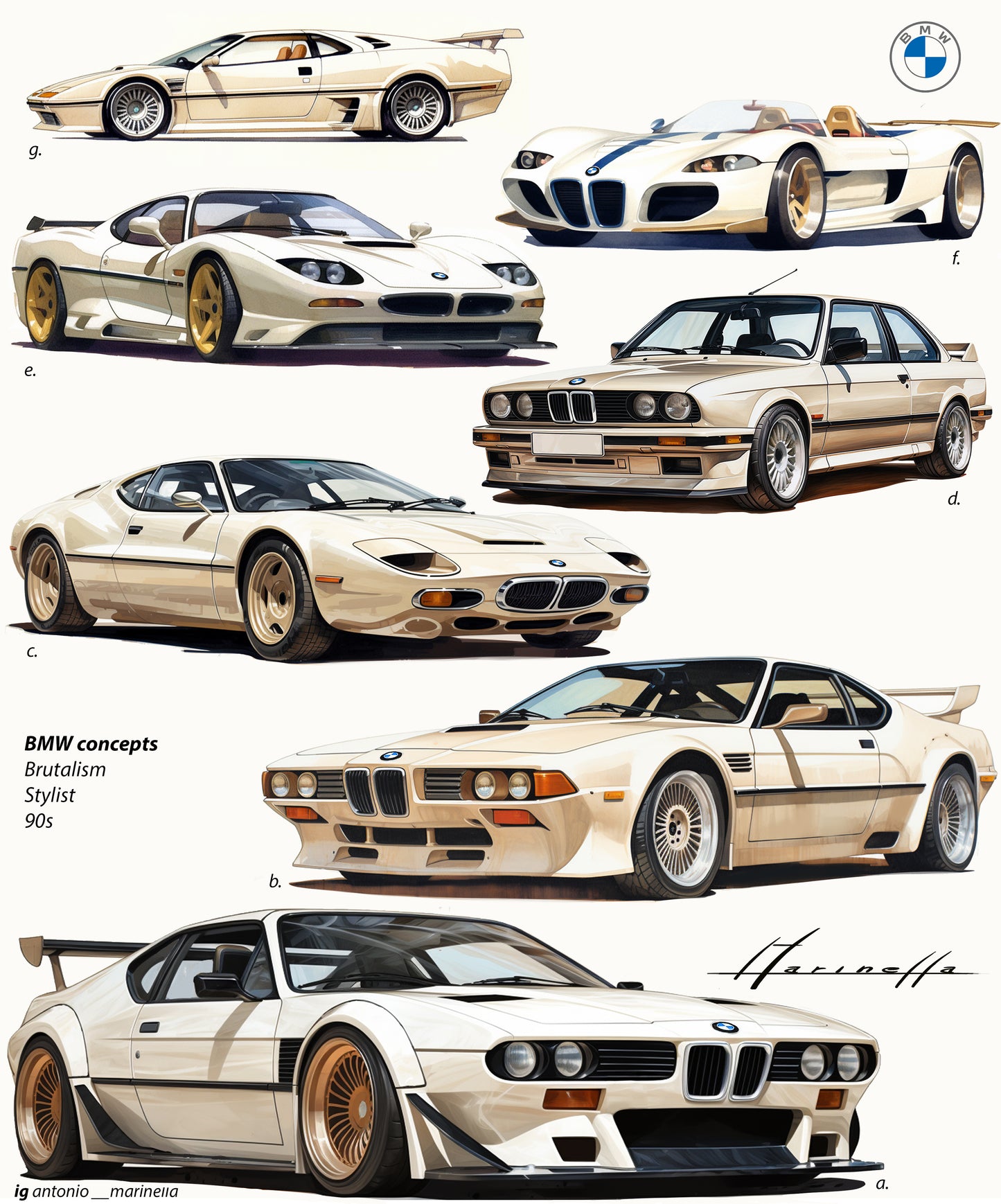 BMW M1 Procar Cream