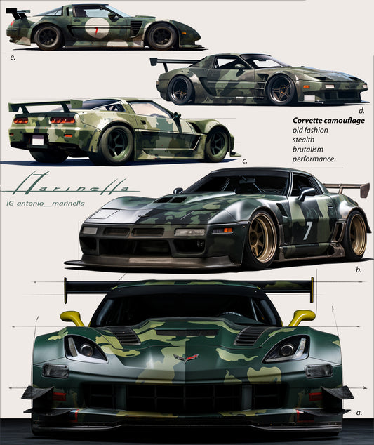 Corvette camouflage