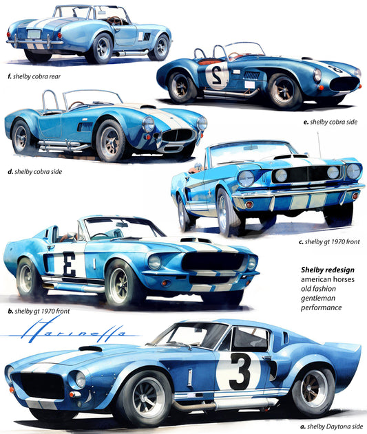 Shelby blue evolution