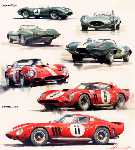 Vintage Le Mans icons