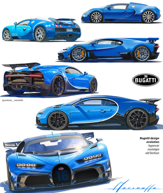 Bugatti blue